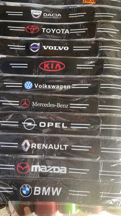 Наклейки на пороги захист порогів карбонова Toyota Renault BMW VW AUDI MAZDA OPEL MERCEDES