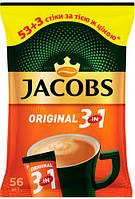 Кофе JACOBS 3 в 1 Original 53+3шт.*12г