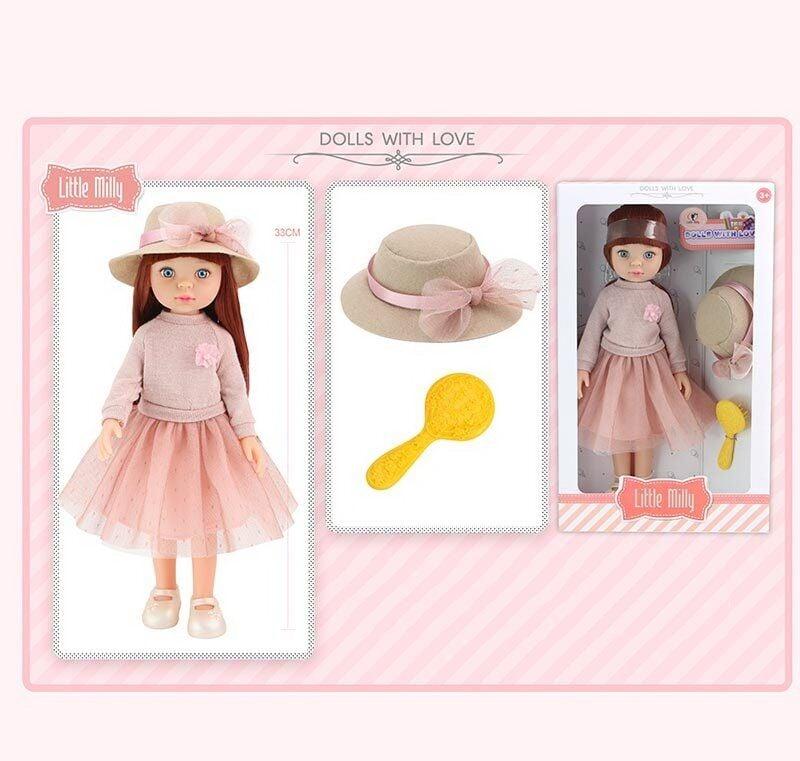 Лялька (дод. аксесуари, знімний одяг, висота 33 см, в коробці) 91099 B, фото 1