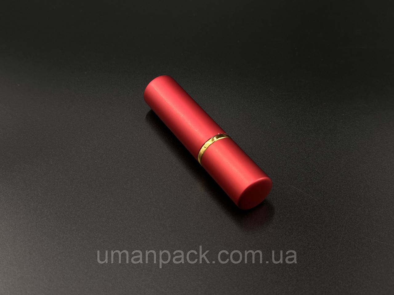 Портативний міні-флакон для парфумів для подорожей. Колір червоний. 83х19мм / 5мл