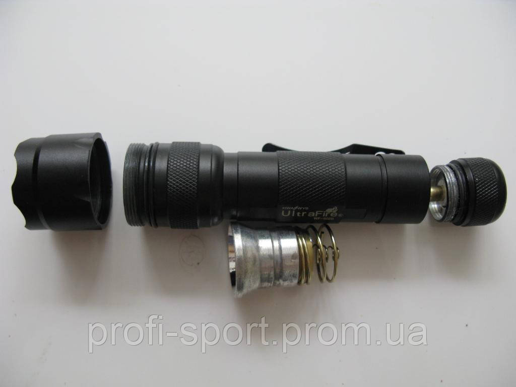 UltraFire WF-502B Cree XML Т6 фонарик тактически - фото 3 - id-p411335795