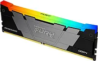 Скоростная оперативная память Kingston Fury DDR4-3600 8192MB Renegade с RGB-подсветкой для игрового ПК