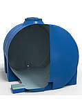 Ємність Europlast 5000 л для ДП, ПММ, добрив горизонтальна 240*183*190 см синя (інді), фото 3