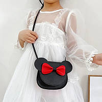 Детская мини сумочка Минни Маус для девочки, черная сумочка Микки маус, подарок для девочки