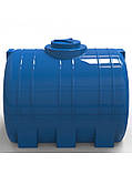 Ємність Europlast 3000 л для ДП, ПММ, добрив горизонтальна 186*150*152 см синя (інді), фото 5
