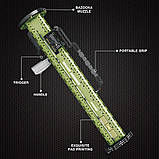 Конструктор Reobrix 77027 Протитанковий гранатомет AT-4 M136, стріляє після збирання, 1748 деталей, фото 7