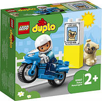 Конструктор LEGO DUPLO Rescue Полицейский мотоцикл 5 деталей (10967)