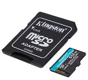 Карта пам'яті Kingston 512GB microSDXC class 10 UHS-I U3 A2 Canvas Go Plus (SDCG3/512GB), фото 2