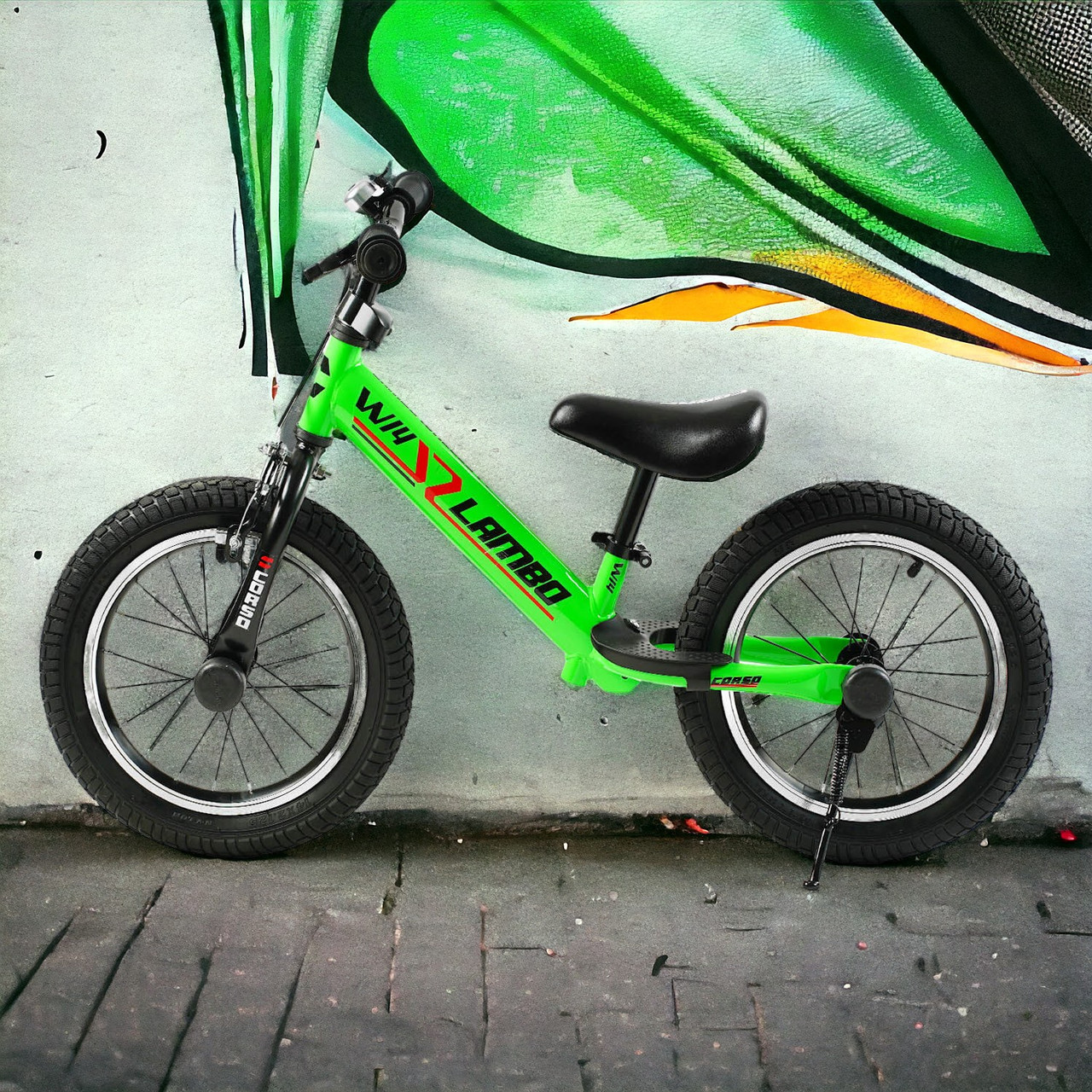 Дитячий велобіг "CORSO LAMBO" 14 дюймів (ручне гальмо, підніжка, підставка для ніг) LB-14700