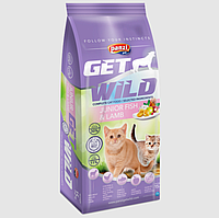 Сухой корм для котят Panzi GetWild Kitten со вкусом рыбы и ягненка 15 кг 5998274307961