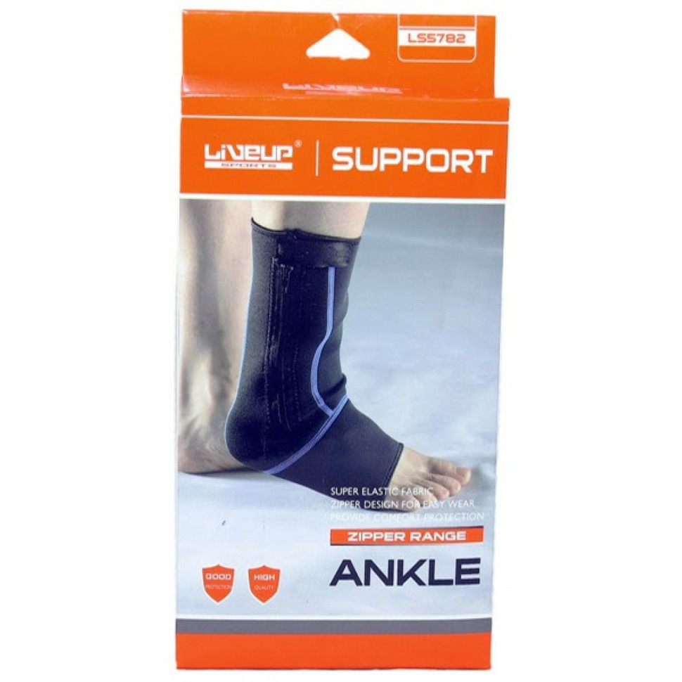 Фиксатор лодыжки ANKLE SUPPORT LiveUp LS5782-SM, S/M, Vse-detyam - фото 1 - id-p2096184847