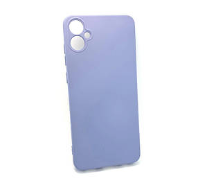 Чохол на Samsung A05, A055 накладка бампер Soft Case силіконовий бузковий