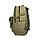 Брезентовий рюкзак,0107EP два відділи п"ять фронтальних кишень, бокові кишені розмір 40*30*15см хакі, фото 6