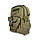 Брезентовий рюкзак,0107EP два відділи п"ять фронтальних кишень, бокові кишені розмір 40*30*15см хакі, фото 7
