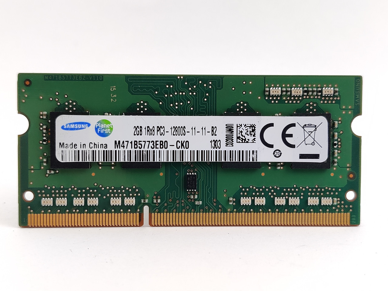 Оперативна пам'ять для ноутбука SODIMM Samsung DDR3 2Gb 1600MHz PC3-12800S (M471B5773EB0-CK0) Б/В
