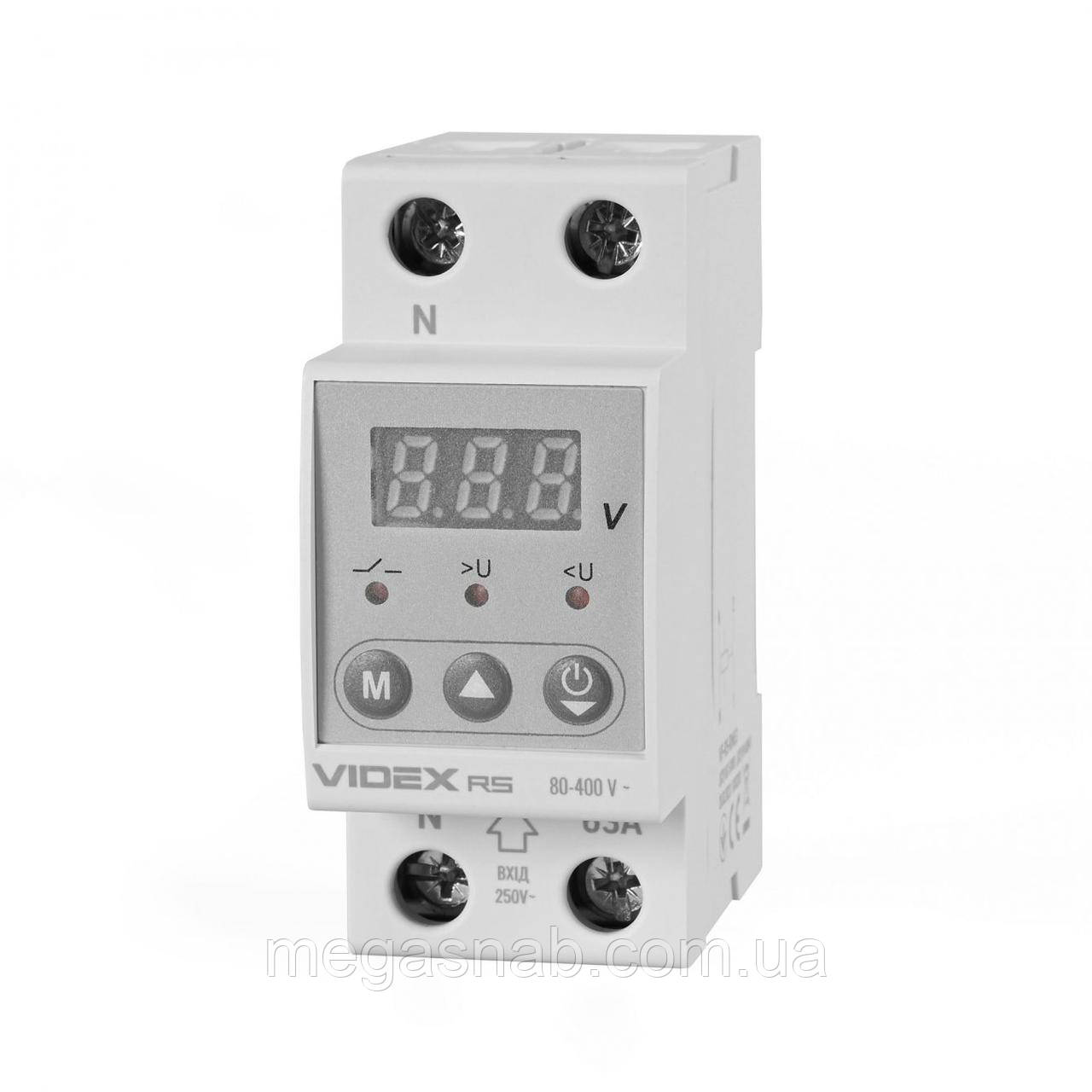 Реле контролю напруги RESIST 145-300B 1-63A VIDEX