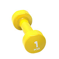 Гантель виниловая STUDIO DUMBBELL LivePro LP8076-1, 1кг, Lala.in.ua