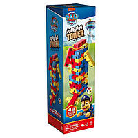 Настольная игра: дженга «Щенячий патруль» Spin Master SM98270/6066828, 48 блоков, Toyman