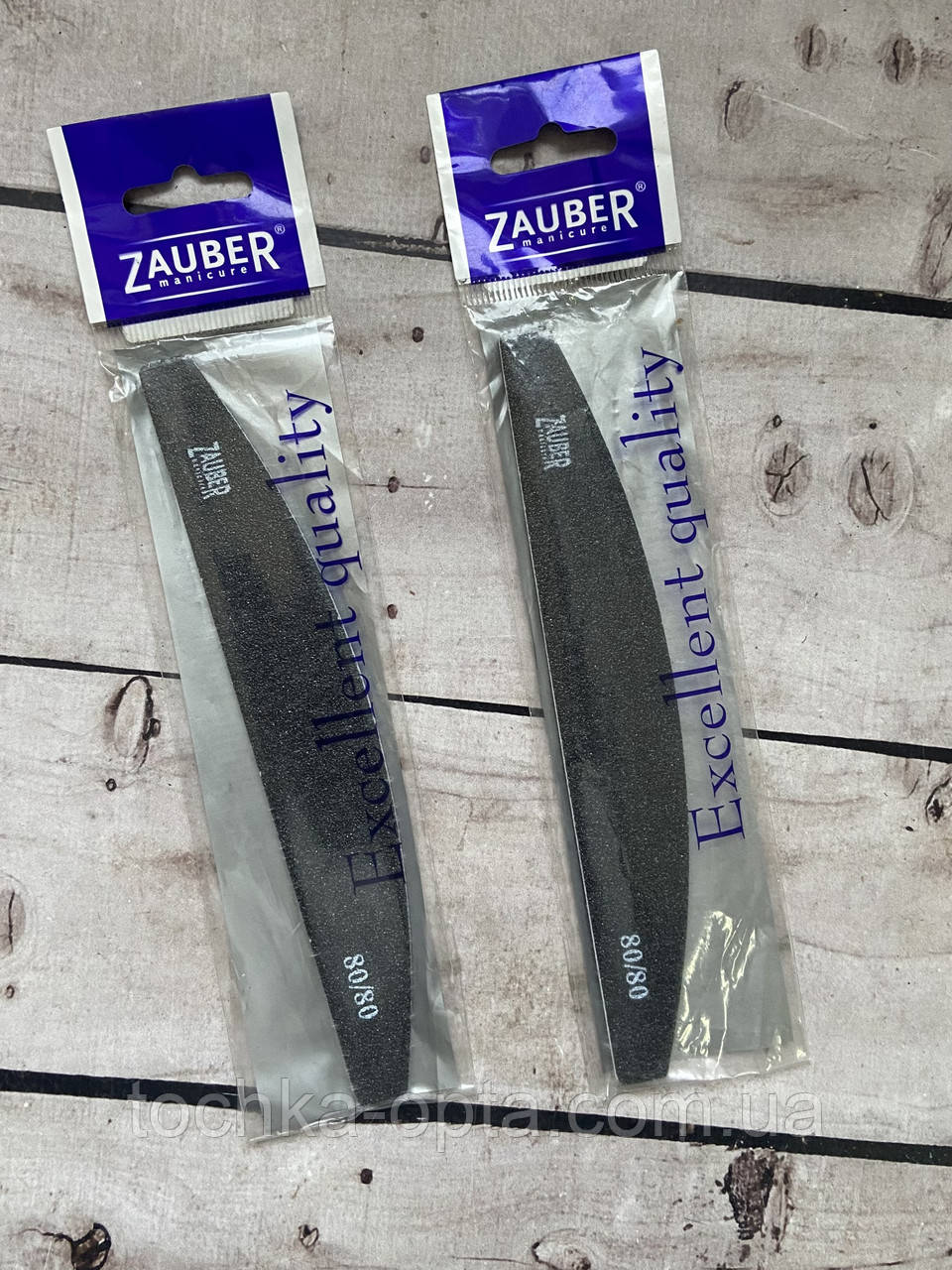 Пилка Zauber 80/80 чорна халф, фото 1