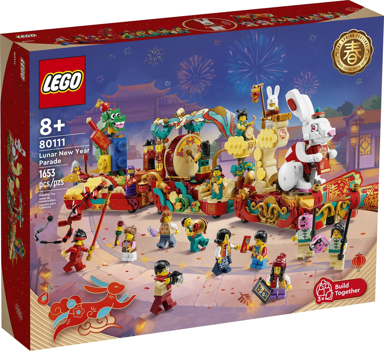 LEGO Lunar New Year Parade Китайський Новорічний парад 1653 деталей (80111)