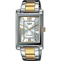 Чоловічий Годинник CASIO MTP-1234SG-7AEF, золотий зі шкіряним браслетом