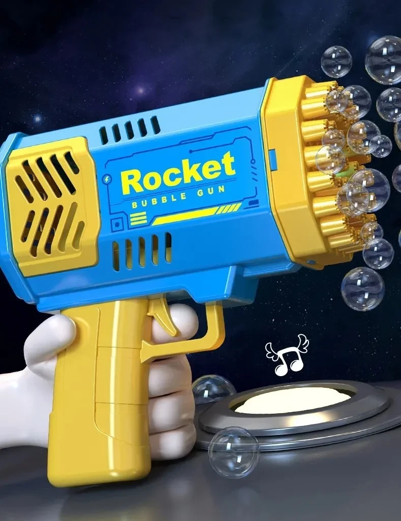 Дитячий пістолет для мильних бульбашок Rocket Bubble Gun