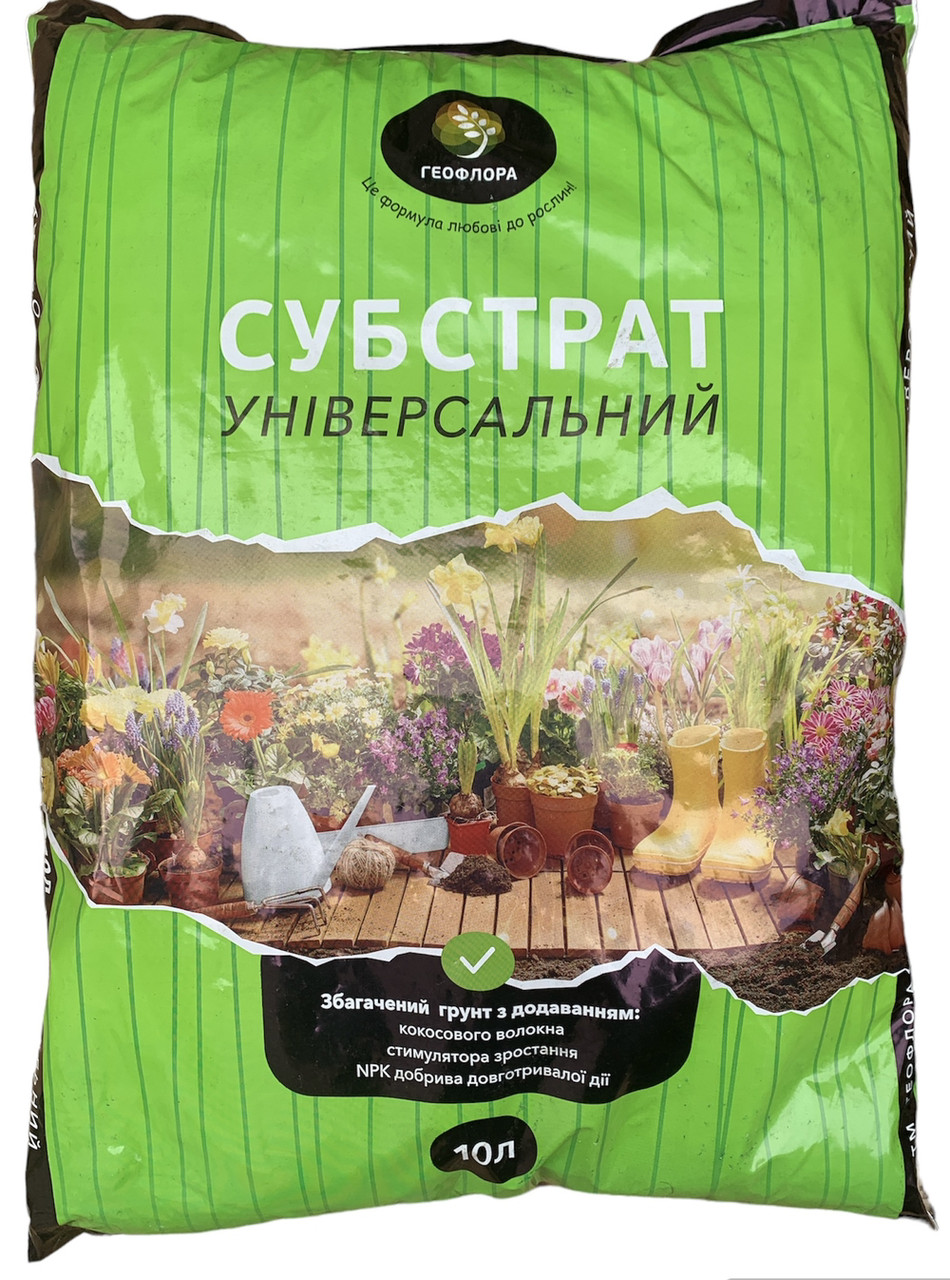 Субстрат універсальний "Квітуха батьківщина" 6 літрів/Укпаїна/