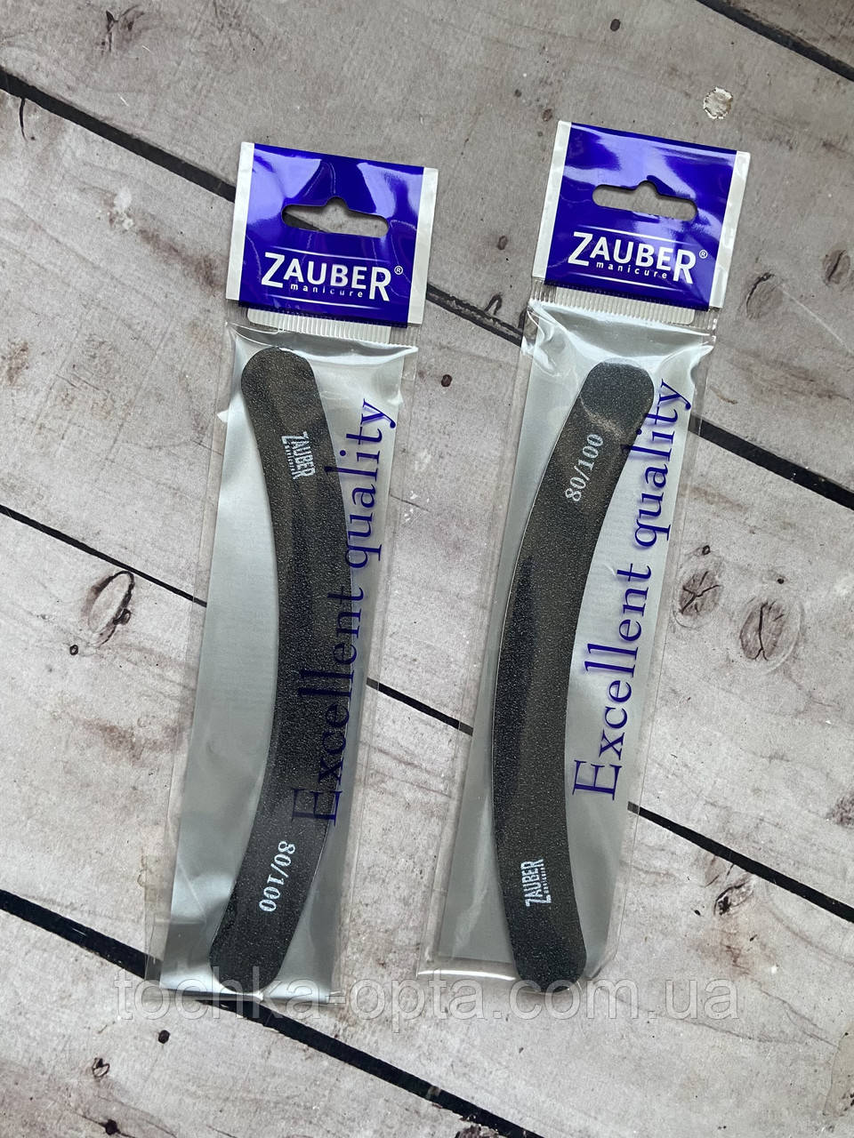 Пилка Zauber 80/100 чорна банан, фото 1