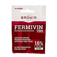 Дріжджі для виноградних напоїв Fermivin VR5 7г. 400350 Browin (оригинал)