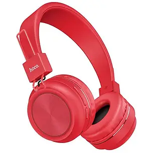 Навушники Bluetooth Hoco W25 Promise headphones MP3 Red, фото 1