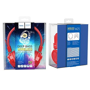 Навушники Bluetooth Hoco W25 Promise headphones MP3 Red, фото 4