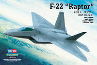 Сборная модель самолета F-22A Raptor Hobby Boss 80210 1:72