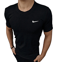 Мужская котоновая футболка черная НОРМА (р-ры: 46-54) N140-1 (в уп. один цвет) пр-во Украина.