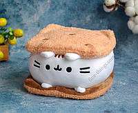 Новинка игрушка Пушин, игрушка мягкая плюшевая кот Пушин кэт Pusheen cat, Пушин-сендвич