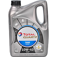 Моторное масло 10W-40 полусинтетика Total Quartz 7000 Energy (4л) Total 203707
