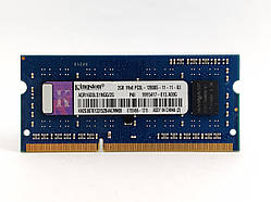 Оперативна пам'ять для ноутбука SODIMM Kingston DDR3L 2Gb 1600MHz PC3L-12800S (ACR16D3LS1NGG/2G) Б/В