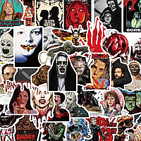Набір наклейок Horror 50 шт., стикери самоклейні