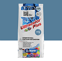 Цементная затирка MAPEI Ultracolor Plus 172 (небесно синий) 2 кг (6017202A)