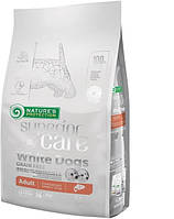 Nature's Protection Superior Care White dogs Grain Free Salmon Adult Small and Mini Breeds food for adult.