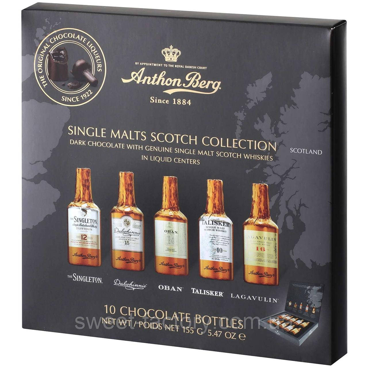 Anthon Berg Single Malts Scotch Collection 155g