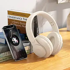 Навушники Bluetooth Hoco W45 Enjoy Milky White, фото 3