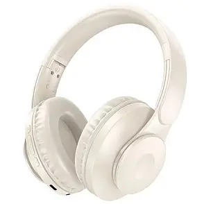 Навушники Bluetooth Hoco W45 Enjoy Milky White, фото 1