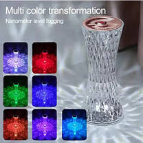 Кришталева лампа зі зволожувачем повітря Xiaomanyo humidifier і сенсорним управлінням, Настільний нічник, фото 5