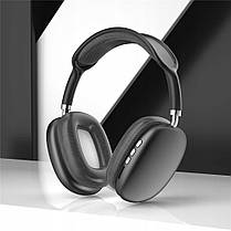 Навушники P9 Pro Max Bluetooth Чорні та Білі, Бездротова Гарнітура з Плеєром, фото 4