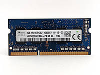 Оперативная память для ноутбука SODIMM SK Hynix DDR3L 2Gb 1600MHz PC3L-12800S (HMT425S6CFR6A-PB) Б/У