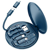 Кабель для передачі даних Data cable storage box XL-722, Органайзер для кабелів, Мікро USB-кабель, фото 6