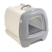 Туалет-бокс MPS Grey, розмір 50*40*42 см, зі знімним лотком, фільтром і лопаткою для котів, колір сірий (S07130100)