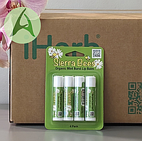 Sierra Bees, Органические бальзамы для губ, мятный взрыв, 4 штуки в упаковке по 4,25 г