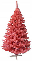 Новогодняя елка искусственная пихтовая розовая подставка 120 Toyland