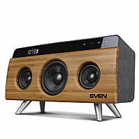 Акустична система SVEN HA-930 Bamboo (30 Вт, Bluetooth, FM, USB, LED-дисплей, 2x2200мА * год)